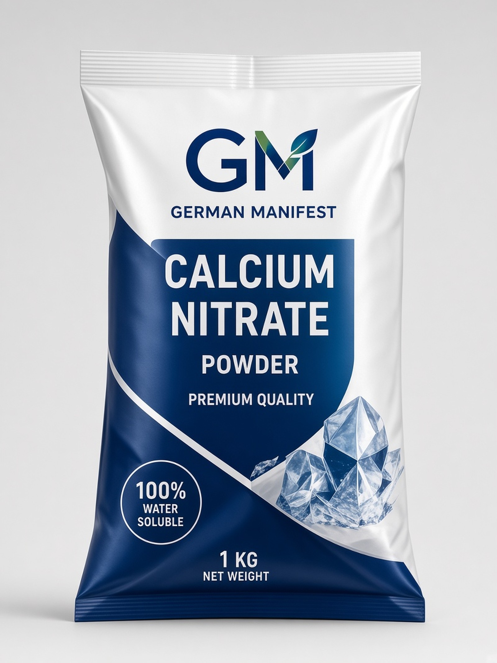 Powder calcium nitrate water-soluble fertilizer — GM German Manifest packaging